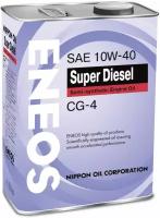 Масло моторное полусинтетическое ENEOS DIESEL CG-4 SAE 10W40 4л OIL1328