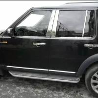 Накладки на молдинги стекол Land Rover Discovery III 2004-2009