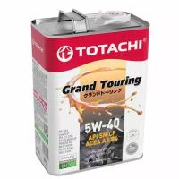 Масло моторное totachi grand touring sn 5w-40 синтетическое 4 л 4562374690844