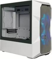 Корпус без блока питания/ Cooler Master MasterCase TD300 Mesh, USB3.0x2, 2x120ARGBFans, White, mATX, w/o PSU