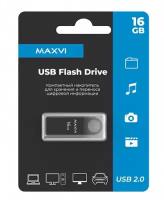 Флешка Maxvi 16 ГБ (FD16GBUSB20C10MK), темно-серый