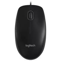 Мышь компьютерная Logitech B100 Optical Mouse USB (910-003357)