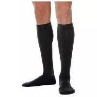 Гольфы Relaxsan 1 класс компрессии Cotton Socks с хлопком 820 (Мужские, Закрытый, 4 размер, Черный)