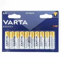 Батарейка (10шт) щелочная VARTA LR6 AA Energy 1.5В