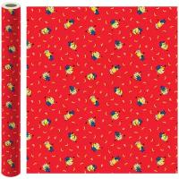 Упаковочная бумага ND Play Minions 2, красная, 700х1000 мм, 2 шт, в рулоне, рисованные (287115)