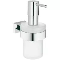 Дозатор для мыла с держателем Grohe Essentials Cube 40756001