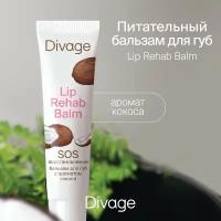 Бальзам для губ Divage Lip Rehab Balm с ароматом кокоса