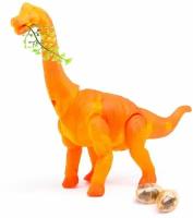 Динозавр Брахиозавр движущийся, кладет яйца, рычит, 25 см
