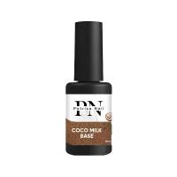 Patrisa Nail Coco milk base каучуковая база для гель-лака, белая, полупрозрачная 8 мл