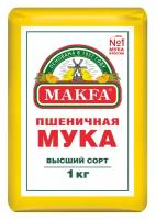 Мука пшеничная Макфа 1кг