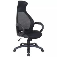 Кресло офисное BRABIX PREMIUM «Genesis EX-517», пластик черный, ткань/ экокожа/ сетка черная, 531574