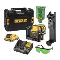 Самовыравнивающийся ЗЕЛЕНЫЙ лазерный уровень DEWALT DCE0825D1G, 5 точечных проекций