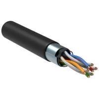 Кабель информ. ITK Generica (BC3-C5E04-339-305-G) кат.5е F/UTP 4X2X24AWG LDPE внеш. 305м черн