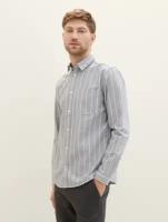 Рубашка Tom Tailor для мужчин 1037446/32305 серая, размер M INT