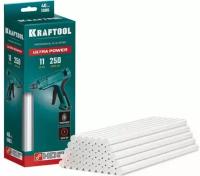 Ультрамощные прозрачные клеевые стержни KRAFTOOL Ultra Power 40 шт, 11x250 мм 06848-40