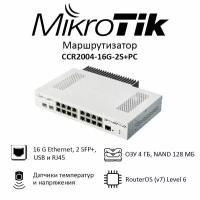 Маршрутизатор Mikrotik CCR2004-16G-2S+PC, SFP+