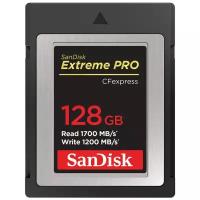 Карта памяти SanDisk Extreme Pro CFexpress Type B 128 ГБ Class 10, R/W 1700/1200 МБ/с