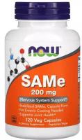 NOW Foods SAMe 200 мг 120 капсул