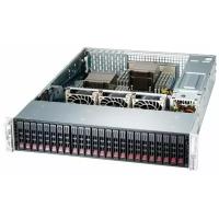 Сервер Supermicro SuperStorage 2029P-ACR24L без процессора/без ОЗУ/без накопителей/количество отсеков 2.5" hot swap: 24/1 x 1200 Вт/LAN 10 Гбит/c