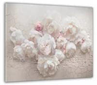 Картина на стену для интерьера / цветы / "Белые пионы" 50x70 см MK10228_G