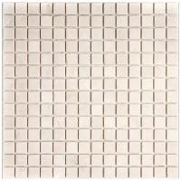 Мозаичная плитка из мрамора Natural Mosaic M030-20T-(Crema-Marfil-Extra) бежевый светлый квадрат матовый