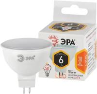 Лампа светодиодная ЭРА LED MR16-6W-827-GU5.3 (диод, софит, 6Вт, тепл, GU5.3)