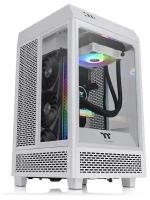 Корпус Thermaltake The Tower 100 белый без БП miniITX 1x120mm 3x140mm 2xUSB3.0 audio bott PSU