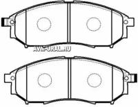 Колодки Тормозные Дисковые Передн Nissan: 350Z 06-09, Murano 05-, Pathfinder 05- Infiniti: Fx35 05-09, Fx45 05-08, G35 05-08