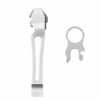 Комплект клипса + кольцо Leatherman Pocket Clip & Lanyard Ring, silver, 934850