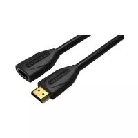 Удлинитель Vention Black Edition HDMI - HDMI (VAA-B06-B), 5 м, 1 шт., черный