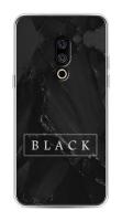 Силиконовый чехол на Meizu 15 / Мейзу 15 Black цвет