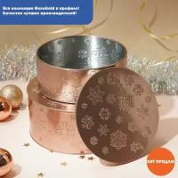 Набор из 2-х металлических банок 1,4 и 2,5 л для хранения серии RoseGold