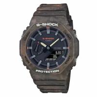 Наручные часы CASIO G-Shock GA-2100FR-5A, серебряный, коричневый