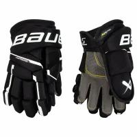 Перчатки хоккейные BAUER Supreme M5 Pro S23 JR 1061904 (11 / черный-белый)