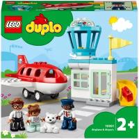 Конструктор LEGO DUPLO Town 10961 Самолет и аэропорт, 28 дет