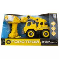 Машинка 1 TOY Горстрой Т16958 Автокран, 33 см, желтый