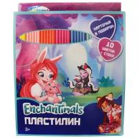 Пластилин Centrum 10 цветов, Enchantimals (88616)