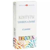 Decola Контуры акриловые универсальные Classic 3 цвета 18 мл (13641558)