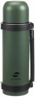 Термос Stinger, 1,2 л, широкий с ручкой, нержавеющая сталь, зелёный, 12,4 х 10,2 х 31,8 см, HY-1200-11GRN