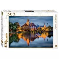 Пазл 1500 эл. Step Puzzle "Travel Collection. Замок у озера", картонная коробка 4602827830509