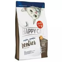 Сухой корм для кошек Happy Cat Sensitive, беззерновой, с олениной