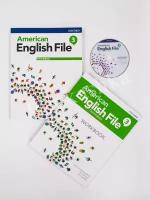 Комплект American English File Level 3- Students book+Workbook+CD