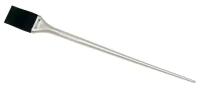 Dewal Professional - Деваль Кисть-лопатка для окрашивания прядей силиконовая, черная с белой ручкой, узкая, 22 мм., JPP149 -