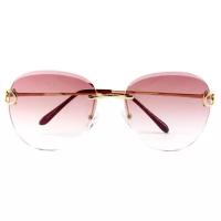 Солнцезащитные очки женские / Без оправы / Ультрафиолетовый фильтр / Защита UV400 / Подарок