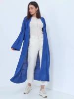 Кардиган женский Lesnikova Design длинный, оверсайз, пальто вязаное, р-р 42-50