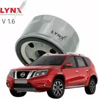 Фильтр масляный Nissan Terrano (3) D10 / Ниссан Террано 2014 2015 2016 2017 2018 2019 2020 2021 2022 V1.6 K4M / 1шт LYNXauto