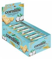 Cornline, зерновой батончик с кокосом, 30 г (18 шт. в упаковке)