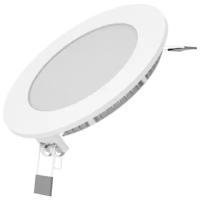 Светильник gauss 939111306, LED, 6 Вт, 6500,IP20,120х22, Ø105, 460лм холодный белый, цвет арматуры: белый, цвет плафона: белый