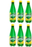 Минеральная вода Perrier (Перье), со вкусом лимона, 6 шт по 0,5 л пэт