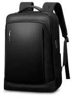 Рюкзак мужской городской дорожный Mark Ryden MR1906SJ небольшой 14л, для ноутбука 15.6", с USB портом, черный, влагостойкий, текстильный, молодежный